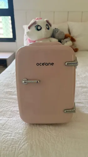 Mini Geladeira Skincare Océane - Cor Rosa 4L
