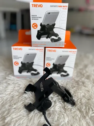 Suporte celular pra moto Garra com carregador