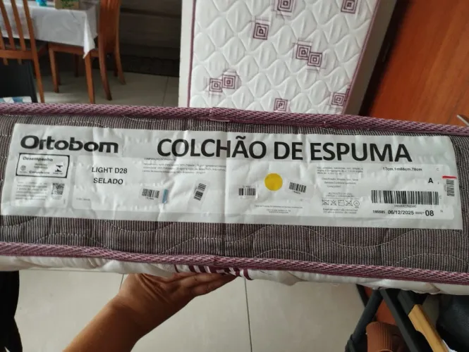 Colchão Solteiro 0,78 Ortobom