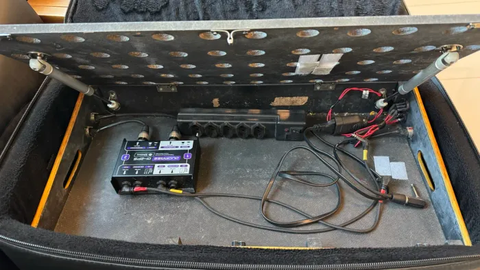 Pedalboard custom made 60x30 guitarra com elétrica, directbox e bag acolchoada 
