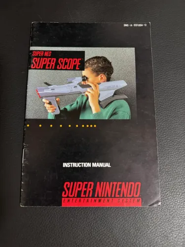 Manual Super Nes Super Scope Original Super Nintendo