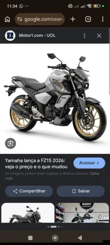 Conquiste sua Yamaha Fz15
