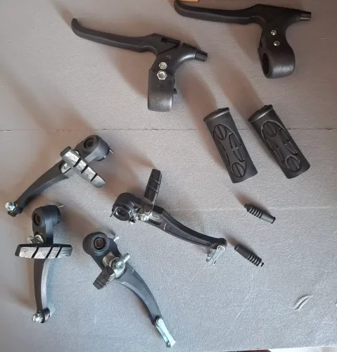 Kit de Freios e Manoplas para Bike