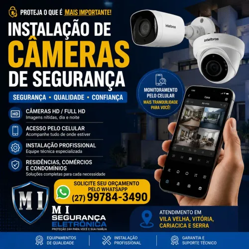 Instalação de Câmeras de Segurança | CFTV | Vila Velha e Região