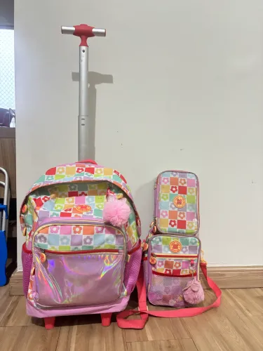 Kit Mochila+Estojo+Lancheira Térmica