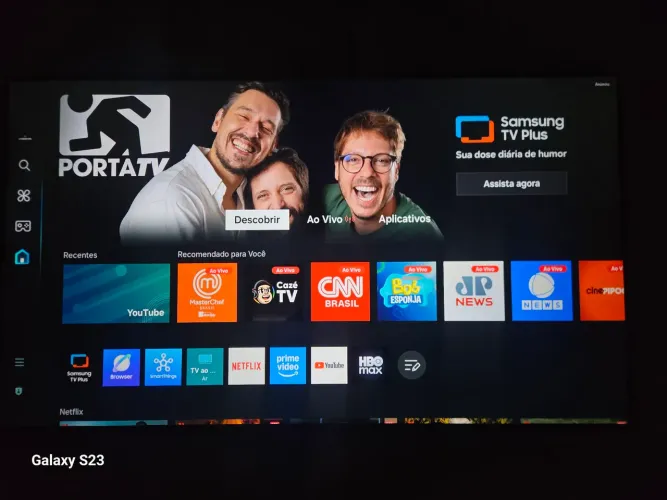 TV Sansung crystal 55 + controle PS5