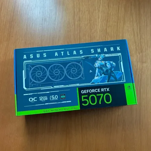 Placa de Video RTX 5070 Asus ATS Atlas Shark