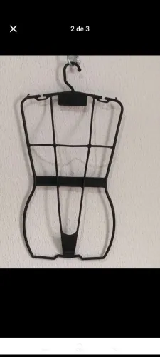 Cabide collant 3D adulto preto