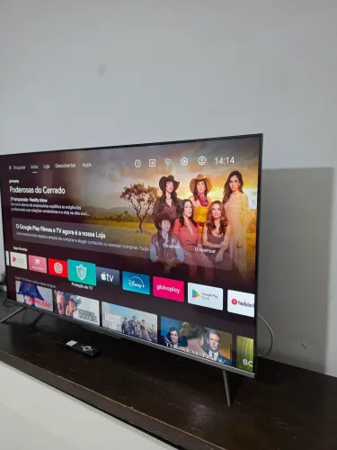 Tv smart TCL 55 POLEGADAS 4K modelo novo top de linha