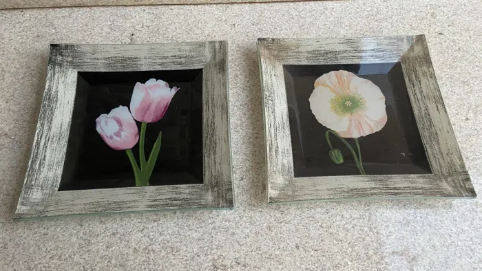 Pratos quadrados decorativos