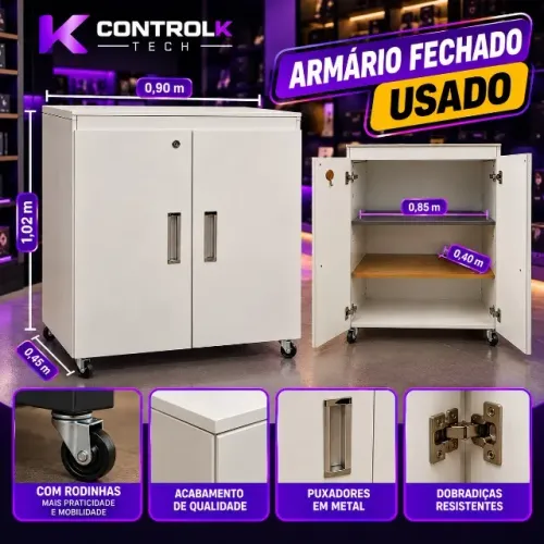 Armário de Escritorio com prateleiras