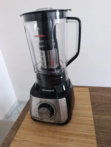 Liquidificador Turbo, Mondial, 1100W - L-1100 BI 127V