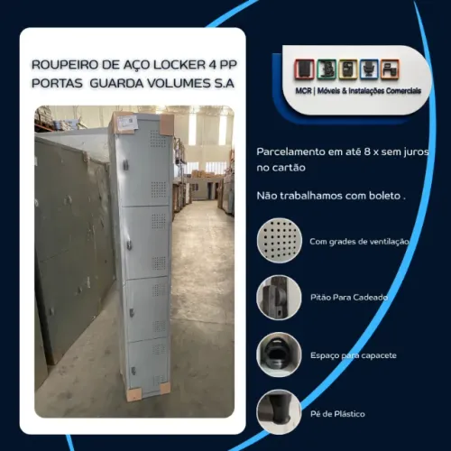 CONSULTE PREÇOS  ARMÁRIO DE AÇO 4 PORTAS PEQUENAS - FORTALEZA/CE