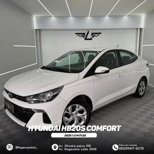 Hyundai HB20S Comfort Plus 1.0 TB Flex 12V Mec. 2025