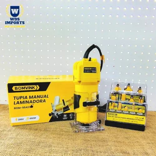 Tupia Laminadora com Jogo de Fresa - Bomvink