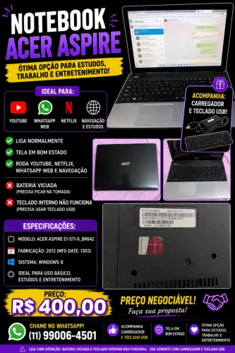Notbook acer