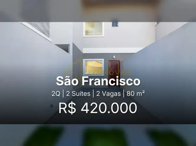 Seu novo lar: Casa Duplex no São Francisco com 2 Suítes e quintal aconchegante!