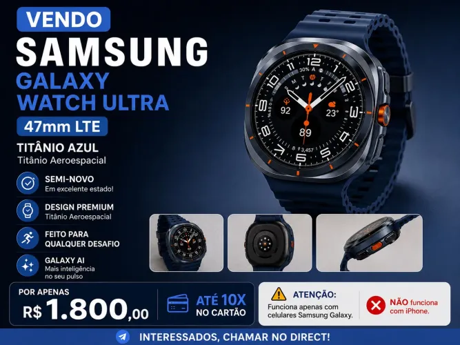 Samsung Galaxy Watch Ultra Smartwatch 47mm LTE