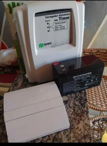 Fechadura eletroímã com fonte carregadora!!!