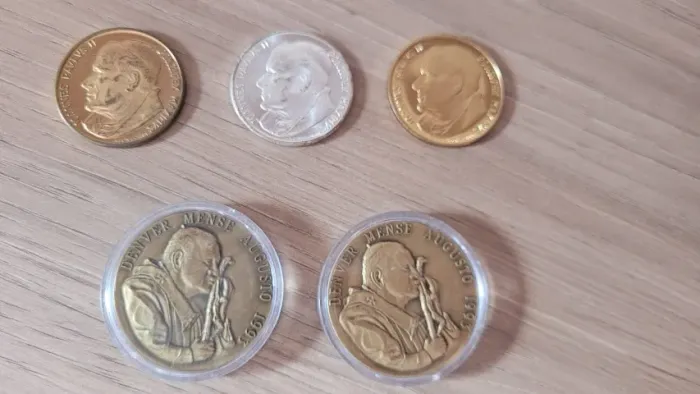 Kit medalhas Vaticano