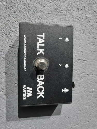 Pedal talk back