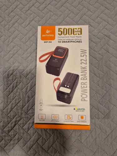 POWER BANK 22.5W CAPAZ DE CARREGAR ATÉ 10 SMARTPHONES PRODUTO NOVO NA EMBALAGEM!