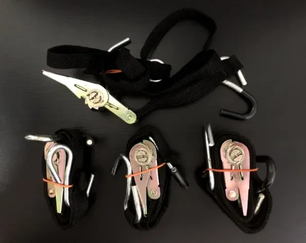 Kit 4 Cintas com Catraca para Amarração de Carga