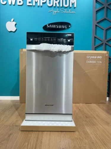 Lava Louças Brastemp 10 Serviços Inox com Ciclo Pesado 127V novo<br>