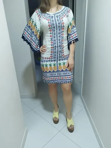 Vestido abacaxi Farm P