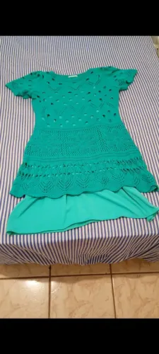Vestido crochê tamanho P 