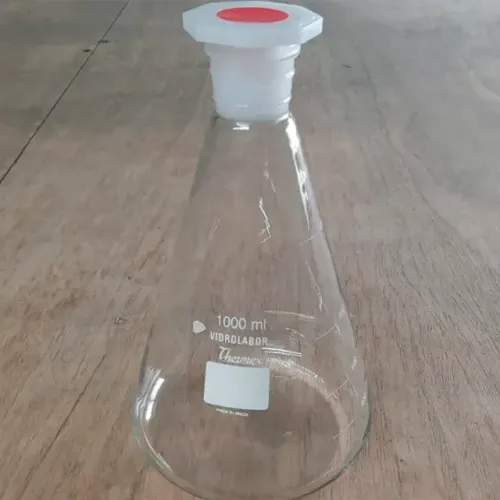 Frasco erlenmeyer r/plast grad 1000ml as