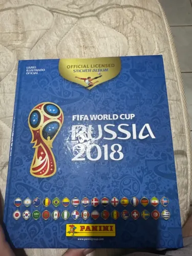 Álbum copa do mundo 2018 Rússia capa dura