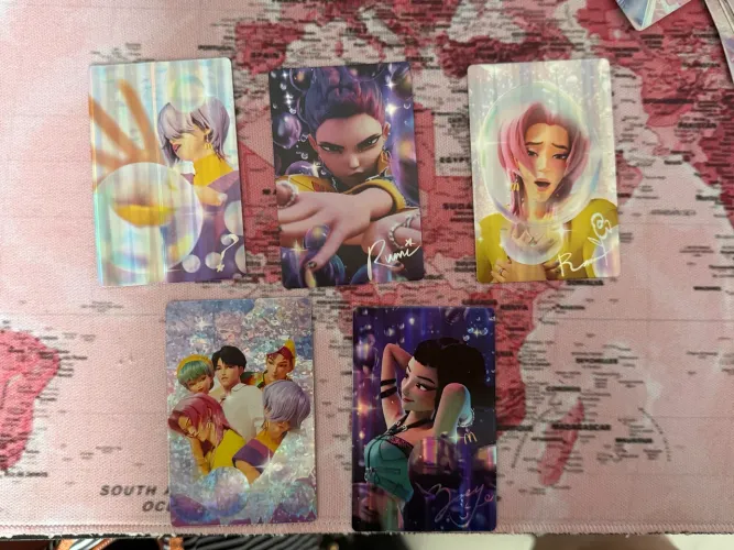 Cartas Guerreiras Kpop McDonald?s (Huntrix saia boys)