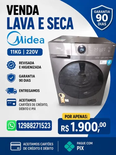 Lava e seca midea