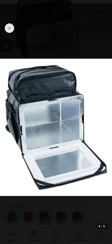 Bag motoboy rico 45L - Preta