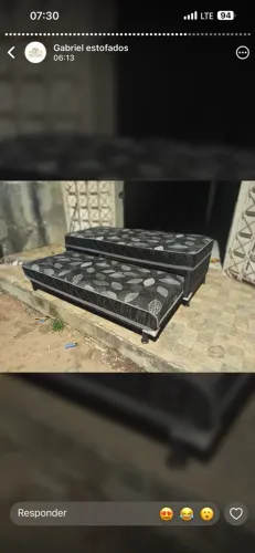 Cama de solteiro auxiliar