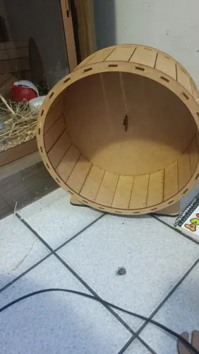 Roda de hamster 30 cm em mdf