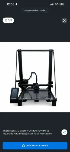 Impressora 3d nova