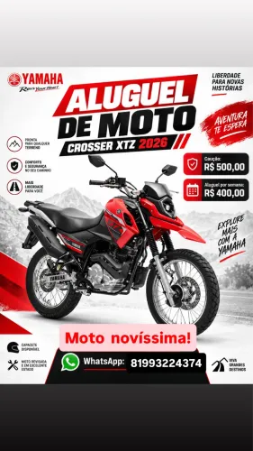 crosser pra alugar moto