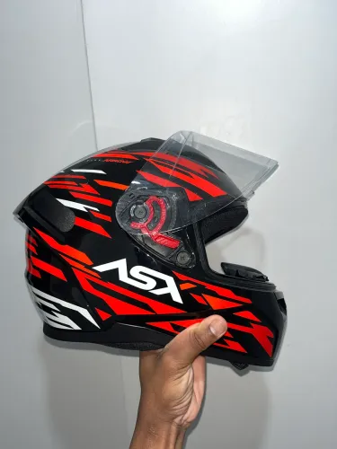 Capacete ASX usado poucas vezes