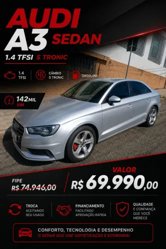 Audi A3 Sedan 1.4/ Attra. 16V TB FSI S-tronic 2015