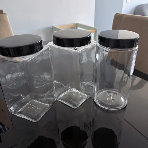 Kit potes de vidro