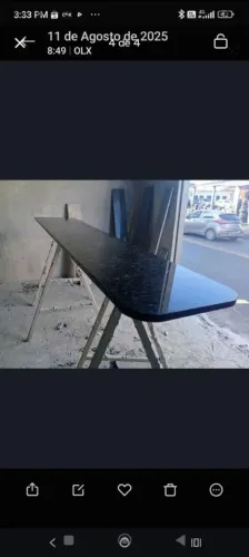 Pedra pra balcão americano ,medida 2,00 por 0,40 ,valor 435,00