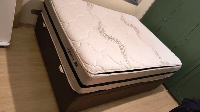Cama de casal box baú GAZIN (possível venda isolada: apenas colchão ou box baú)