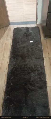 tapete passadeira felpudo peludo