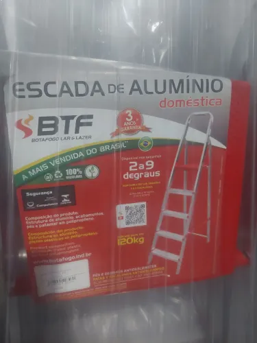 Escada Doméstica 5 Degraus BTF Nova