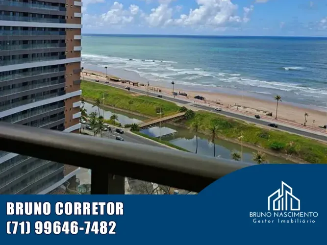 APARTAMENTOS 3 QUARTOS SENDO 1 SUÍTE FRENTE PRO MAR 80,7M² COM VARANDA GOURMET