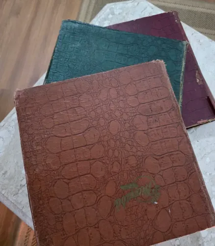 3 Álbuns discos de vinil de 10 polegadas, 33 1/3 rpm, lançados nos anos 1950.s