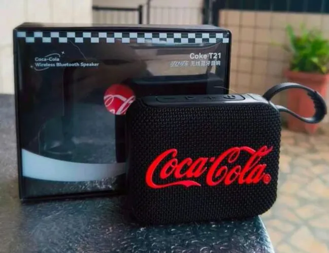 Caixa Som Blueetooth Original Coca Cola