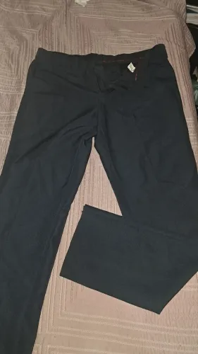 Calça alfaiataria azul marinho